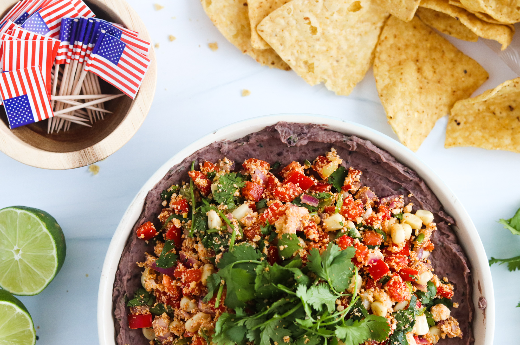 Loaded Black Bean Dip Rizo Brothers California Creamery