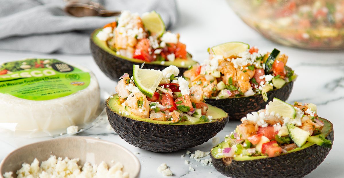 Ceviche Stuffed Avocados – Rizo Brothers California Creamery